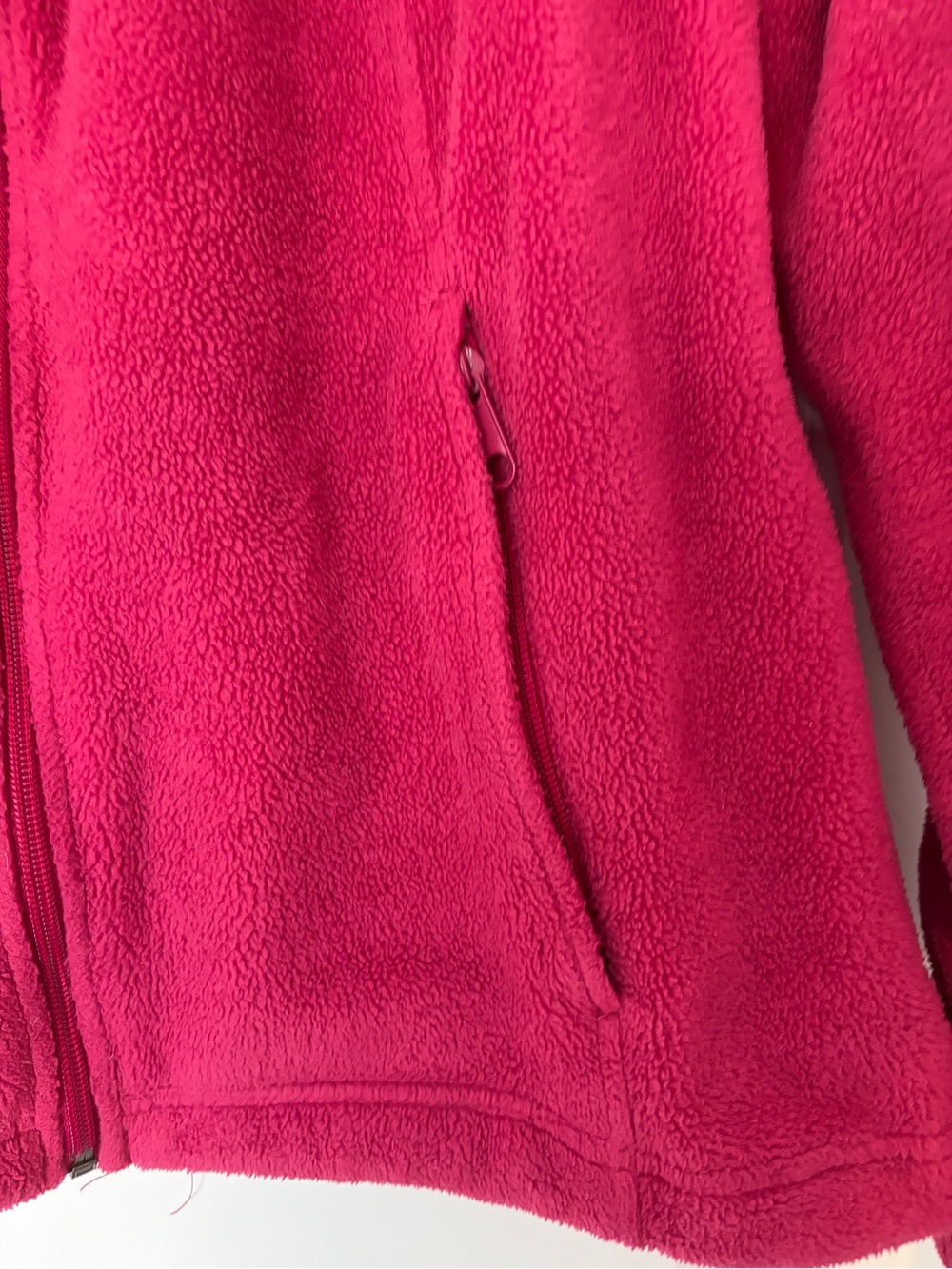 Columbia Women's Raspberry Pink Full-Zip Fleece Jacket - Picture 3 of 5